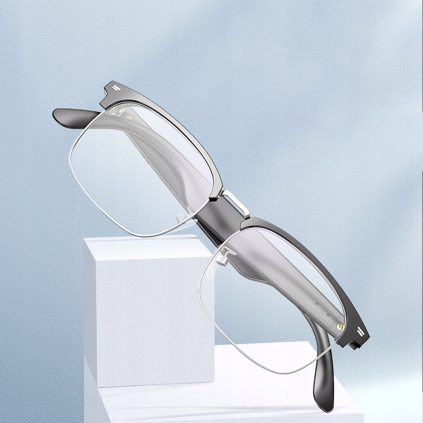 Inteligentne okulary AI z wbudowanym inteligentnym tłumaczem audio Bluetooth